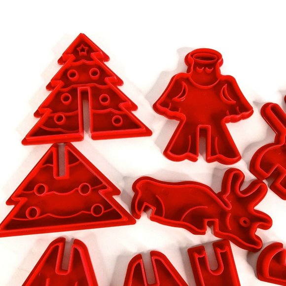 Jobar's Standing 3D Christmas Cookie Cutter Set 6 Designs New in Box Star Angel - Picture 2 of 11